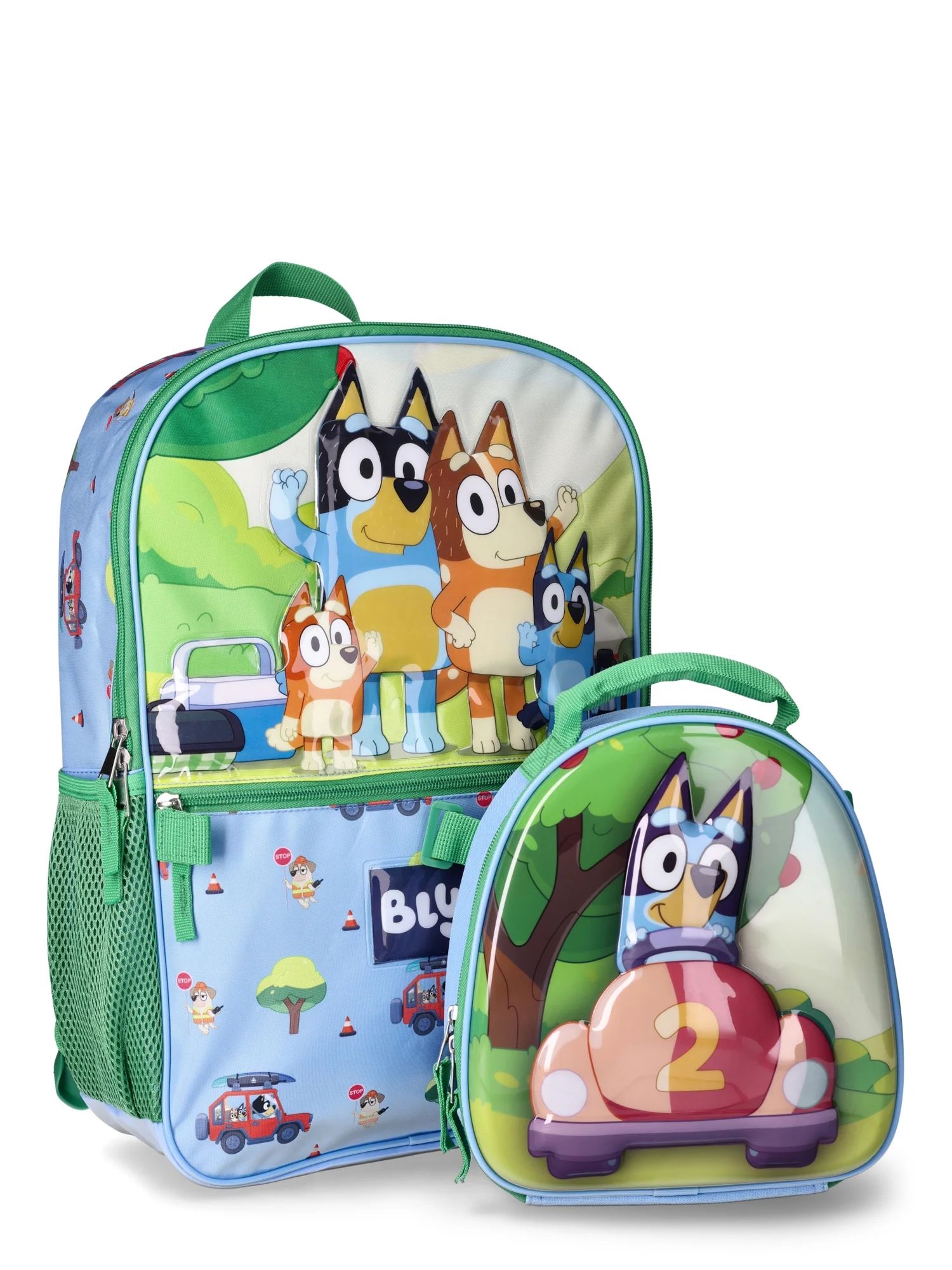 BBC Bluey Family Trip Children’s Laptop Backpack with Lunch Bag, 2-Piece Set | Walmart (US)