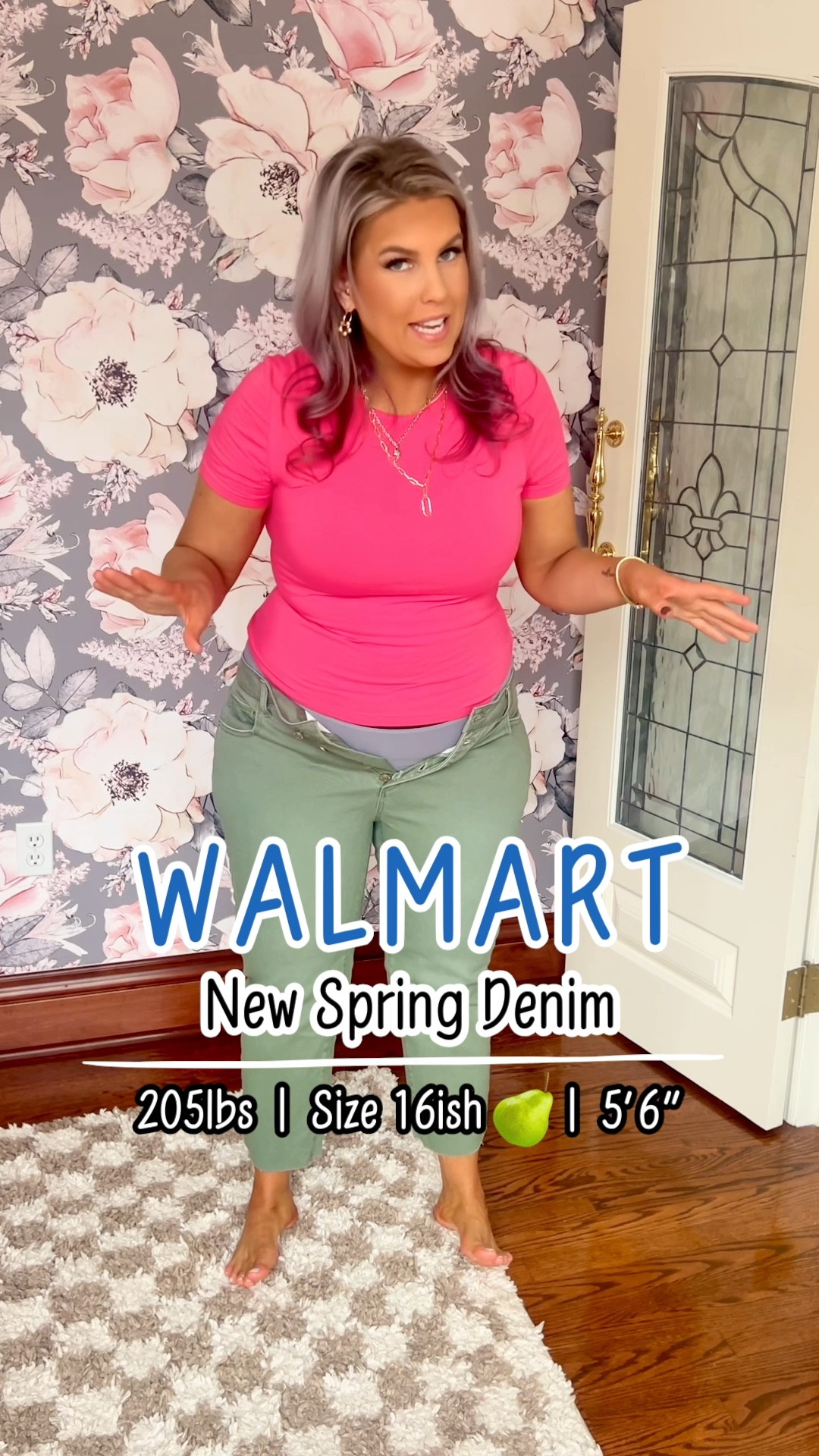Size 16, run very small, go up two sizes 
Sage Green cropped straight leg denim with button fly

#walmart #walmartfashion #walmartstyle  walmart fashion, walmart style, walmart outfit, walmart look, walmart fashion, found it at walmart, walmart fashion finds, walmart summer, walmart winter, walmart fall, walmart spring, walmart new arrivals, walmart outfit, walmart outfit inspo, walmart outfit inspiration, walmart curves, walmart curvy, curvy walmart, midsize walmart, walmart midsize, walmart ootd, walmart shopping, new at walmart  #denim #jeans denim outfit, jeans outfit, affordable jeans, budget jeans, jeans under $50, jeans under $100, jeans under $30, denim under $100, denim under $50, denim under $30, denim jeans inspo, jeans inspo, denim inspo, denim inspiration, jeans inspiration, denim jeans inspiration, how to style jeans, how to style denim, denim outfit, denim outfit ideas, denim outfit inspo, denim outfit inspiration, jeans ootd, denim ootd, jeans look, denim look, denim jeans look, straight leg, distressed, slim straight, cropped, jeanslook, curvy jeans, curvy denim, jeans for curves, midsize denim, midsize jeans, denim for big butt, denim for big booty, jeans for big booty, jeans for big butt, large hips, pear shaped, jeans for pear shapes, denim for pear shapes, jeans for large hips, denim for large hips #spring #springstyle #springoutfit #springoutfitidea #springoutfitinspo #springoutfitinspiration #springlook #springfashion #springtops #springshirts #springsweater 

#LTKSpringSale #LTKStyleTip #LTKMidsize
