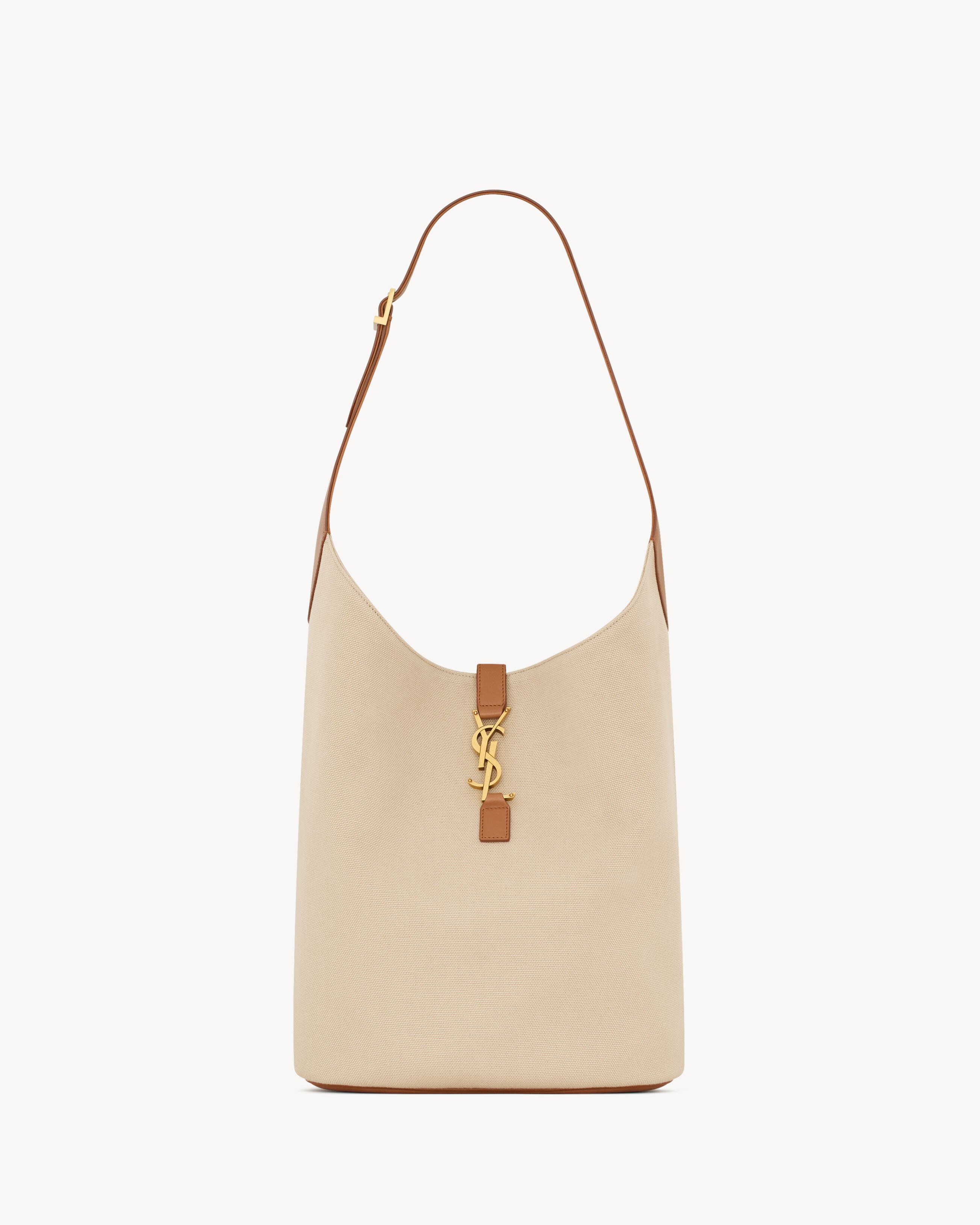LE 5 À 7 hobo in canvas and leather | Saint Laurent Inc. (Global)