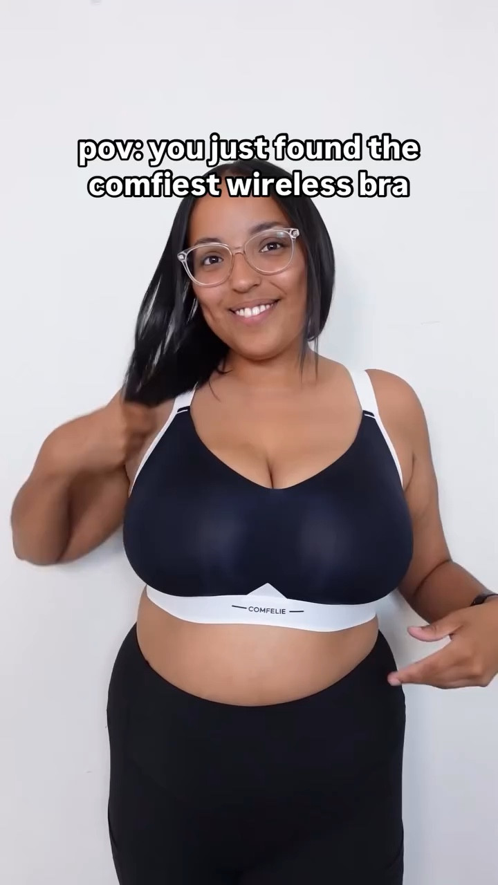 the comfiest wireless bra from @comfelie (gifted)
i’m wearing size LARGE PLUS as a 38G

fuller bust bra recommendation, seamless bra, wireless bra 

#comfelie #wirelessbra