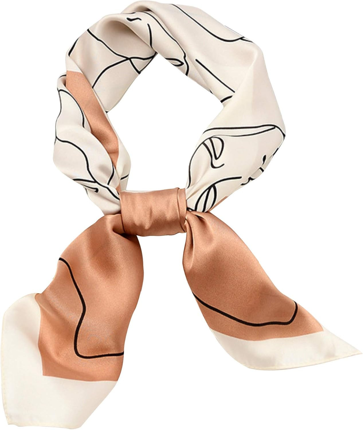 Silky Scarfs for Women – Bandana Headband -Hair Scarf – Square Head Scarf - Gifts for Women | Amazon (US)