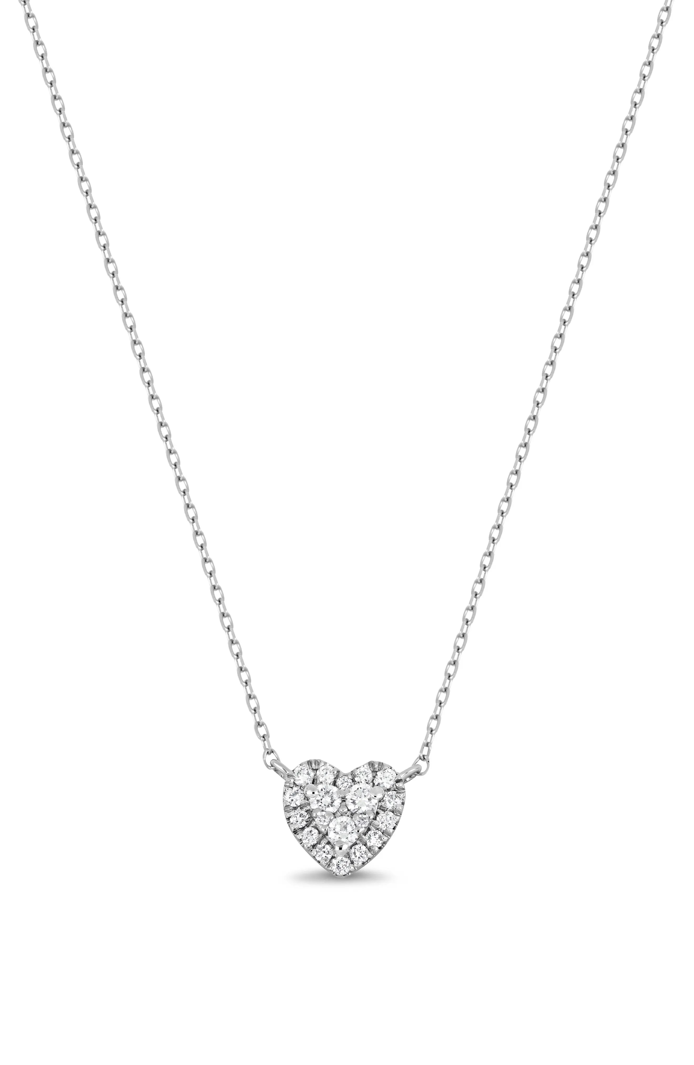 18K Gold Icon Diamond Heart Pendant Necklace (Online Trunk Show) (Women) | Nordstrom | Nordstrom