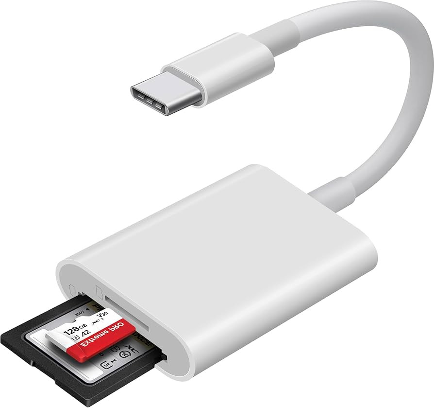 USB C SD Card Reader, WNXSLOAD SD Card Adapter with SD MicroSD Dual Slots for iPhone 15 16 iPad M... | Amazon (US)