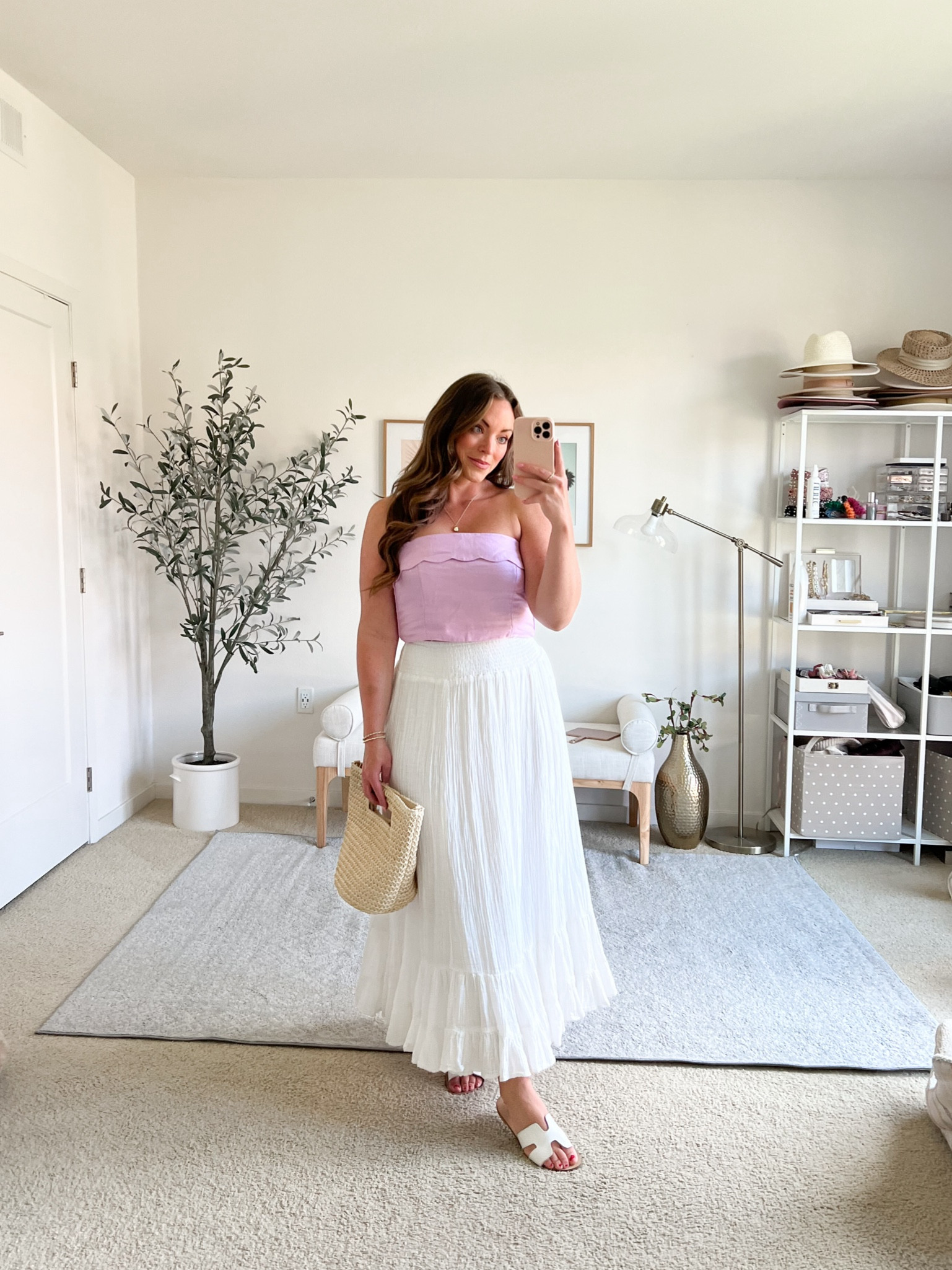 I love this outfit 🌸 
Soft and feminine 💕
Top size small, runs large
Skirt size mediu

#LTKfindsunder100 #LTKmidsize #LTKstyletip