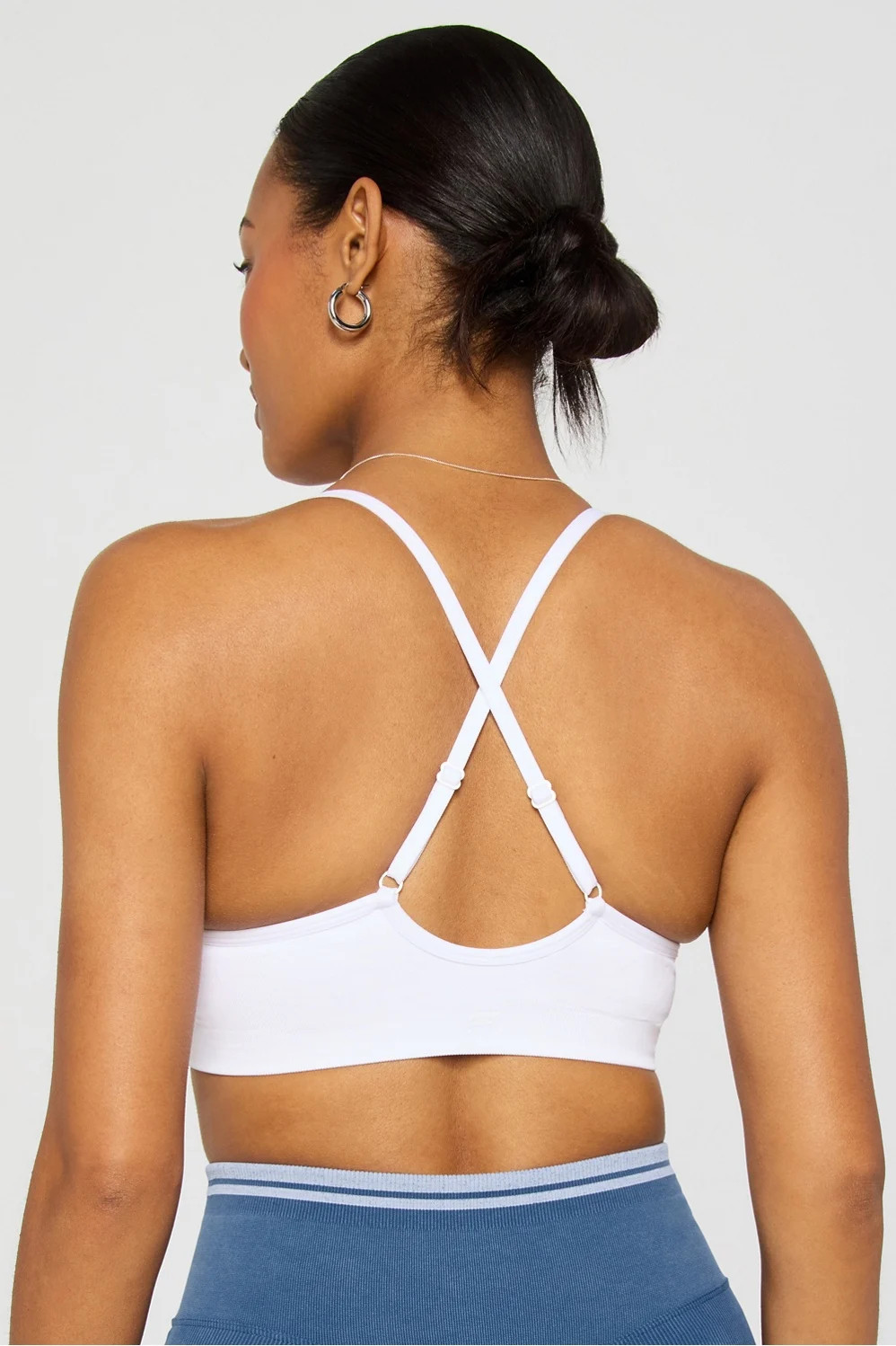 Sleek Seamless Strappy Low Impact Bra | Fabletics