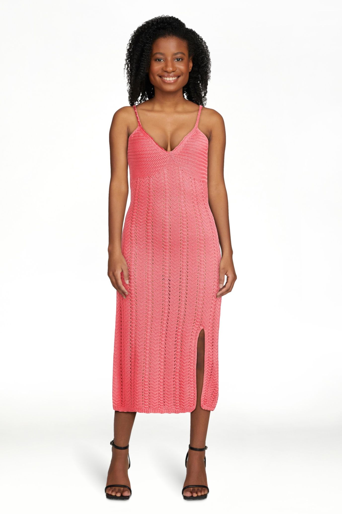 Madden NYC Juniors’ Sleeveless Crochet Dress, Sizes XS-XXXL | Walmart (US)