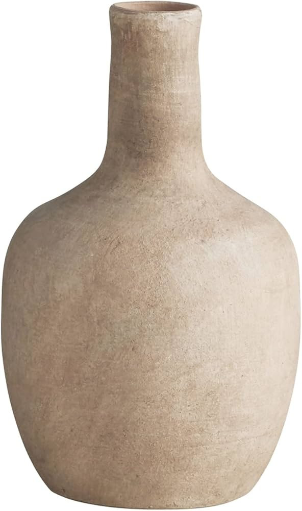 47th & Main Rustic Terracotta Vase, Small, Taupe | Amazon (US)