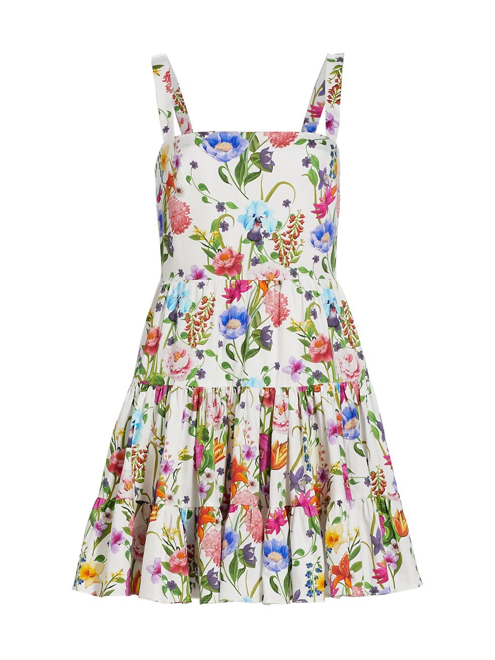Freddie Floral Tiered Minidress | Saks Fifth Avenue
