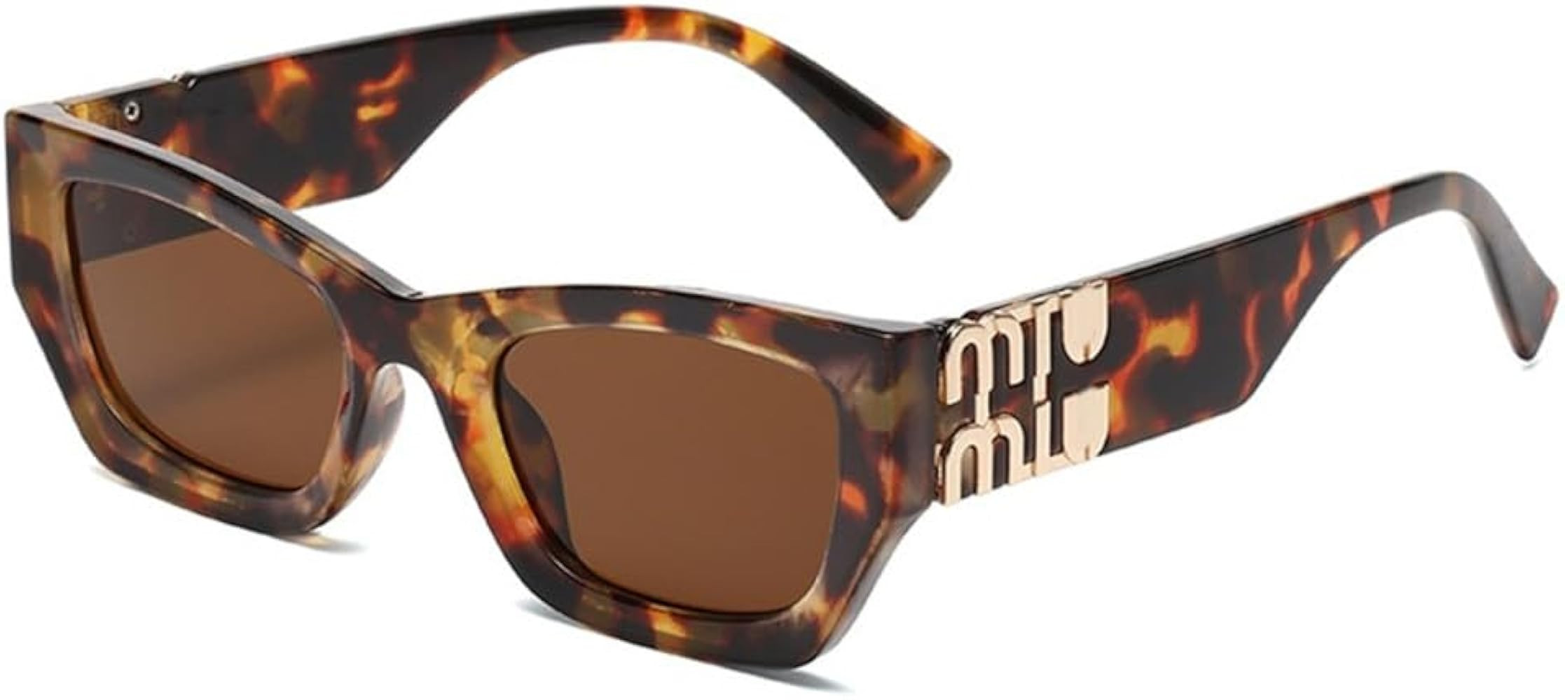 Sunglasses Retro Glasses Women Vintage Travel Small Rectangle Sun Glasses Female Eyewear | Amazon (US)