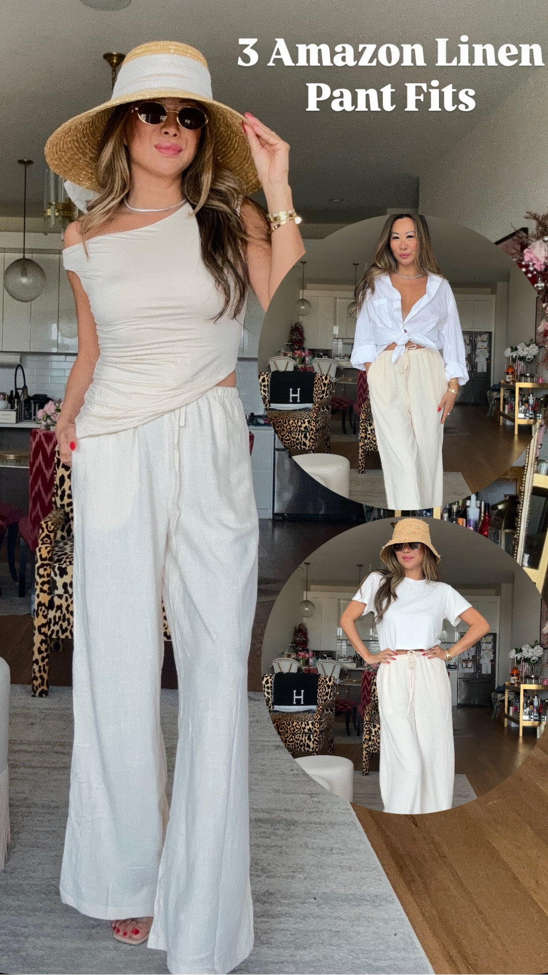 Amazing Linen pants styled 3 ways. Under $30. Elastic waist. Comfy and chic. Tops are affordable too. Link ig all 

#LTKOver40 #LTKFindsUnder50 #LTKStyleTip