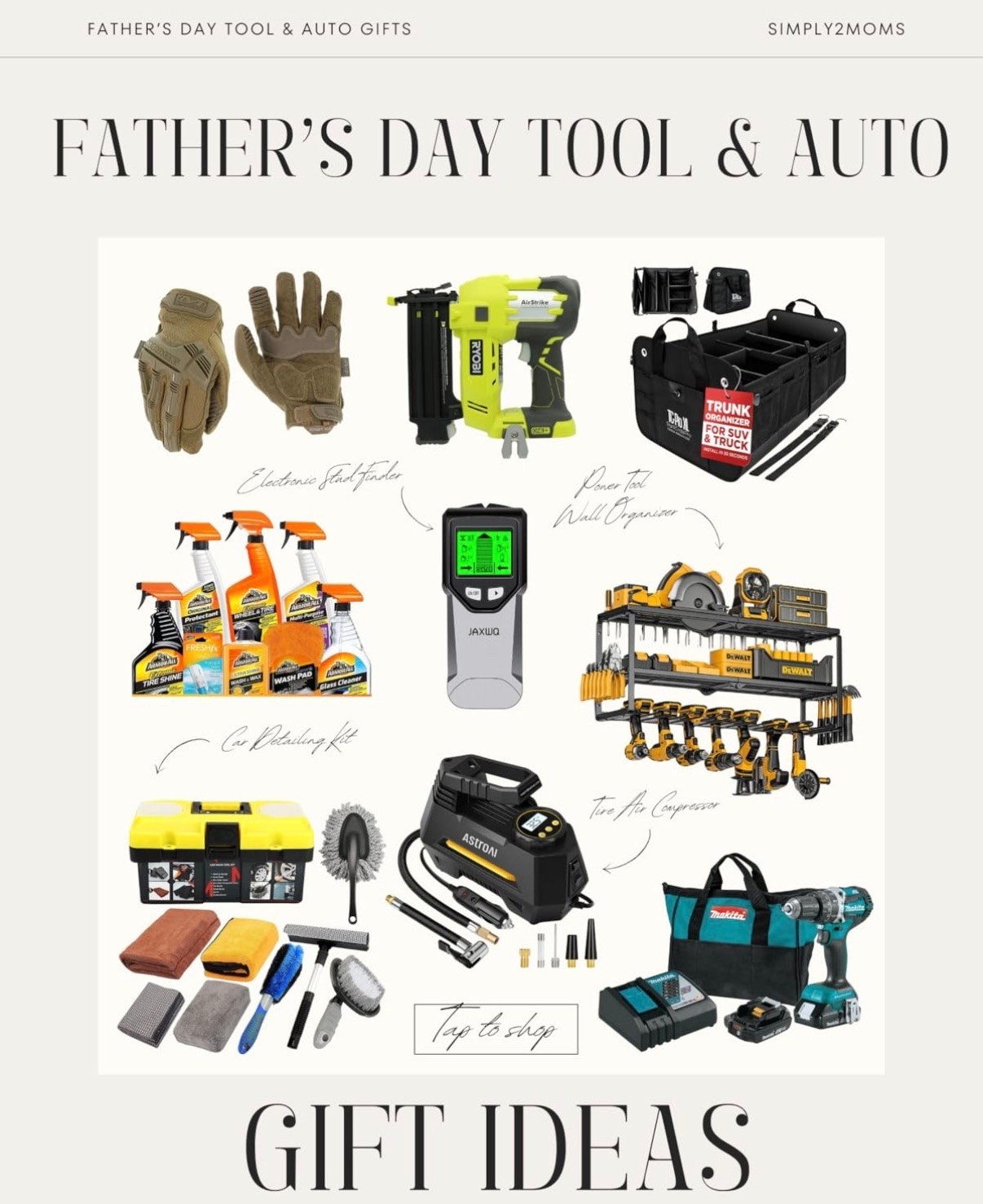 Father’s Day gift ideas for the dad who’s always fixing, building, organizing, or working on the car. Tool storage, detailing kits, air compressors, power tools, stud finders, trunk organizers, and practical gadgets he’ll actually use year-round.

#LTKMens #LTKSeasonal #LTKHome