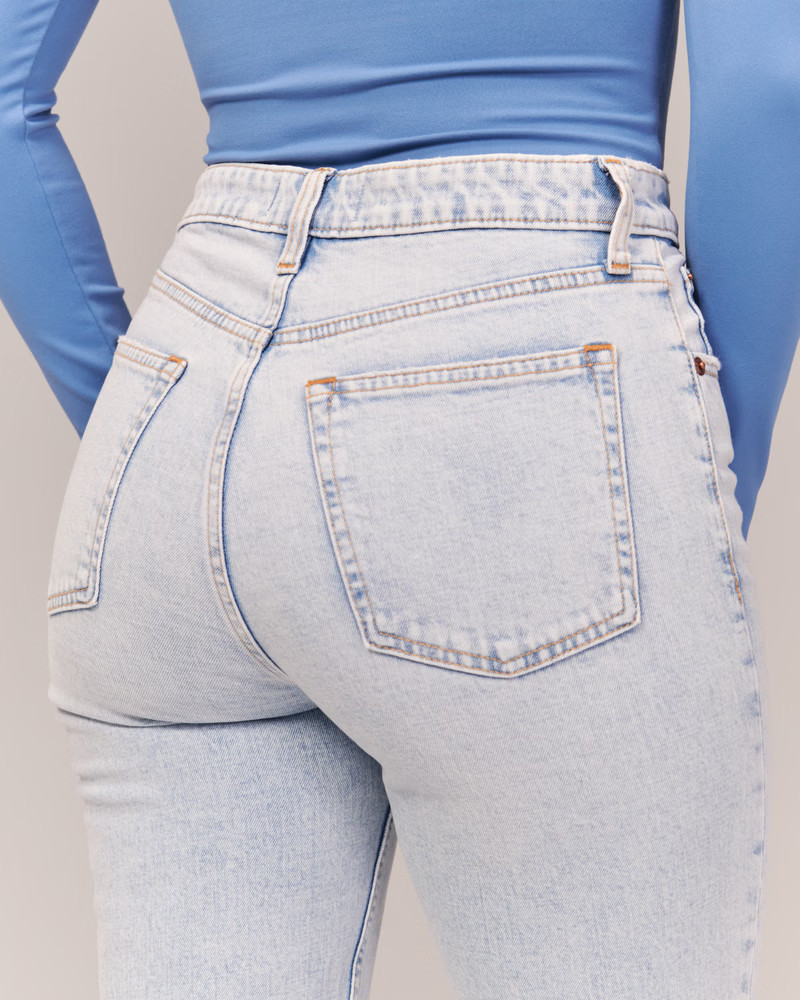 Women's Curve Love High Rise Skinny Jean | Women's Clearance | Abercrombie.com | Abercrombie & Fitch (US)