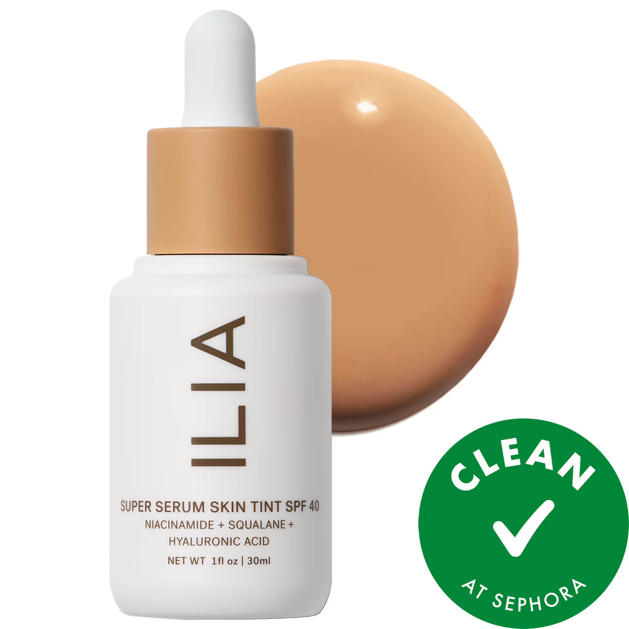 ILIA Super Serum Skin Tint SPF 40 - Fragrance-Free Foundation Matira ST11 1 oz / 30 mL | Sephora (US)