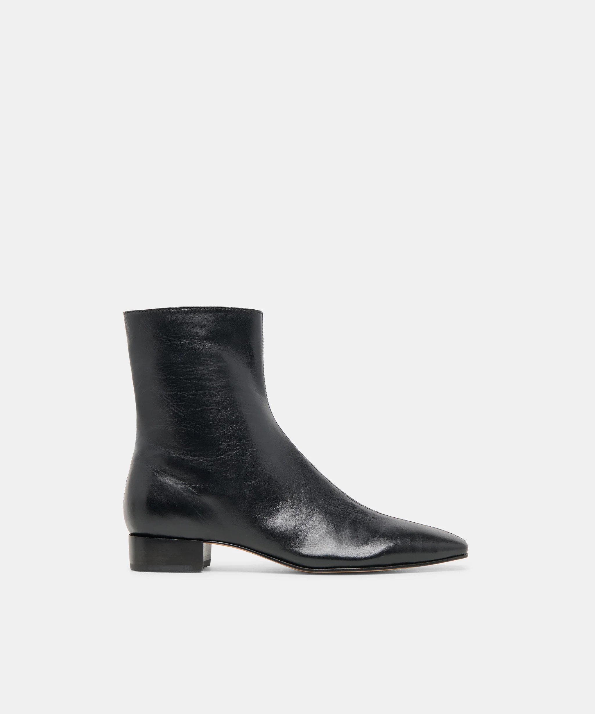 TARINE BOOTIES BLACK LEATHER | Shop.app