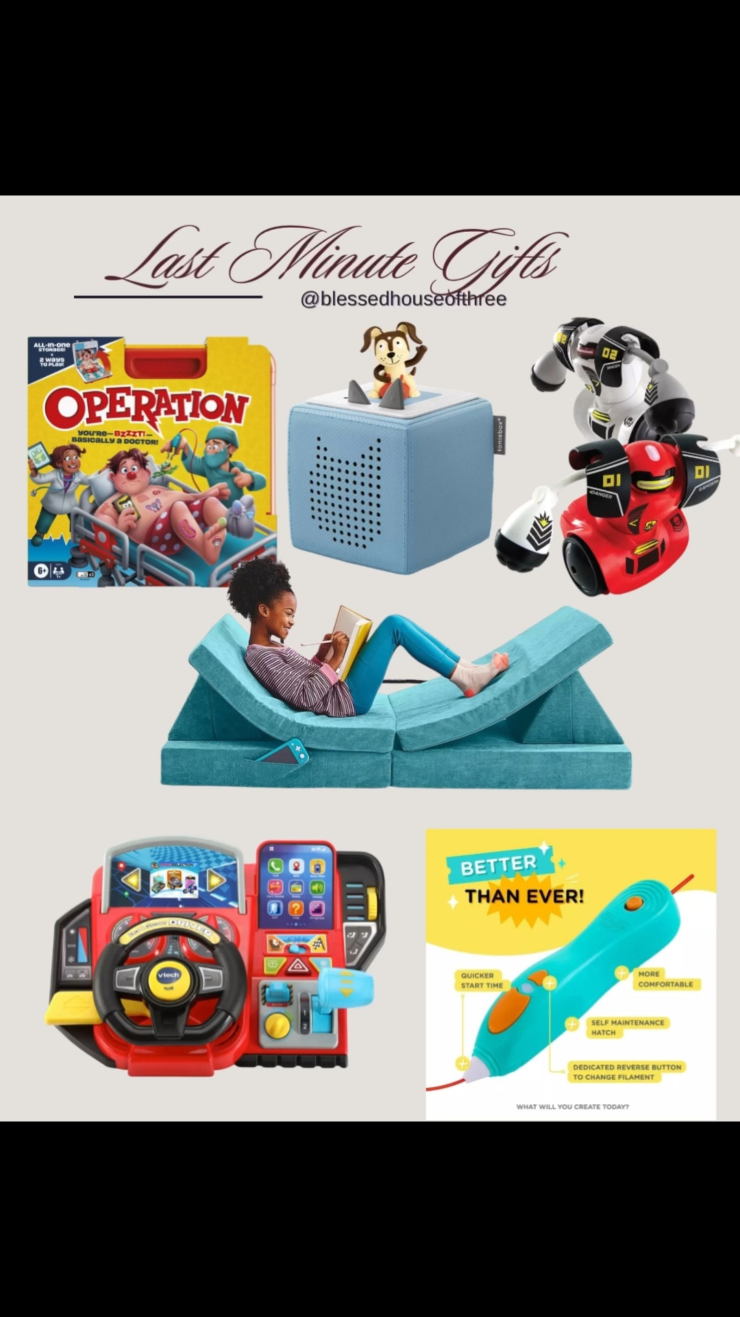 Trending toys that make the perfect last-minute gifts 🙌 These popular picks are available to order online and pick up in store, so you can grab them fast without stressing. Great for kids of all ages and guaranteed to be a hit under the tree or for upcoming birthdays 🎁✨

trending toys, last minute toy gifts, order online pick up in store toys, popular kids toys, top rated toys for kids, best toys for boys and girls, holiday toy gift ideas, Christmas toys last minute, birthday gift ideas for kids, toy deals, must have toys, viral toys, gift ideas for kids fast pickup, convenient toy shopping, in store pickup gift ideas, toys parents love, highly rated kids toys, easy last minute gifts

#LTKHoliday #LTKKids #LTKGiftGuide