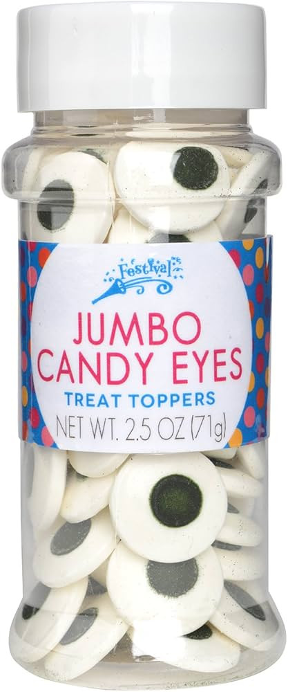 Festival Jumbo Candy Eyes Toppers, 2.5 oz | Amazon (US)