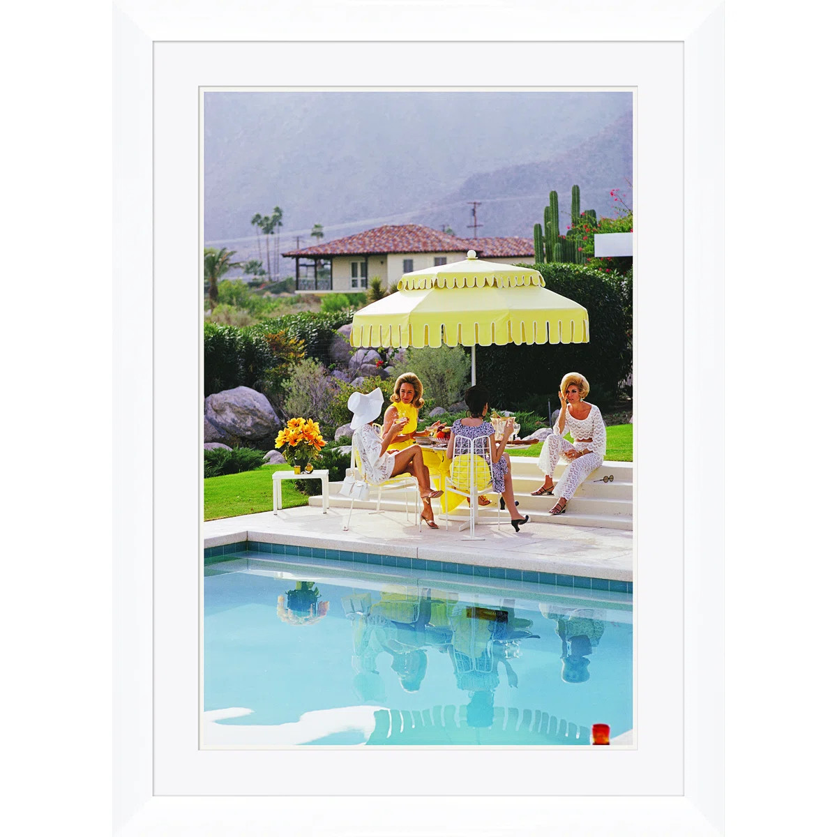 Nelda And Friends Print by Slim Aarons | Perigold