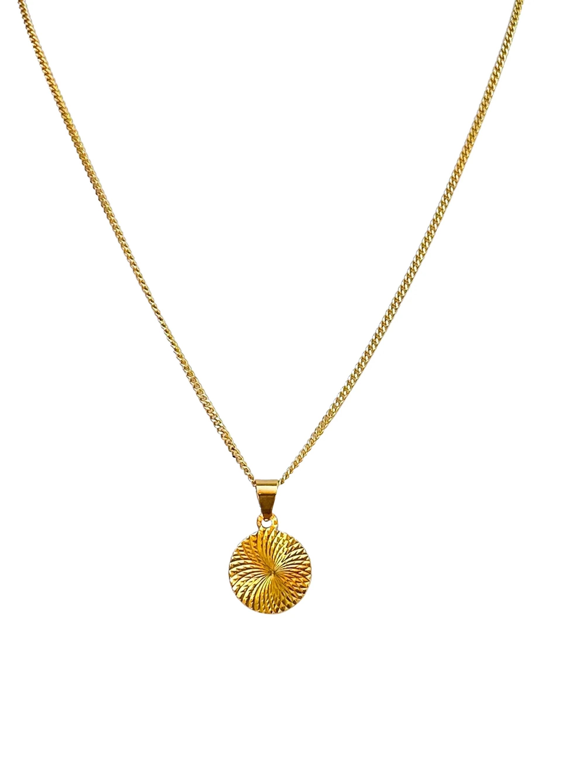 Sunburst Coin Necklace | Meghan Bo Designs