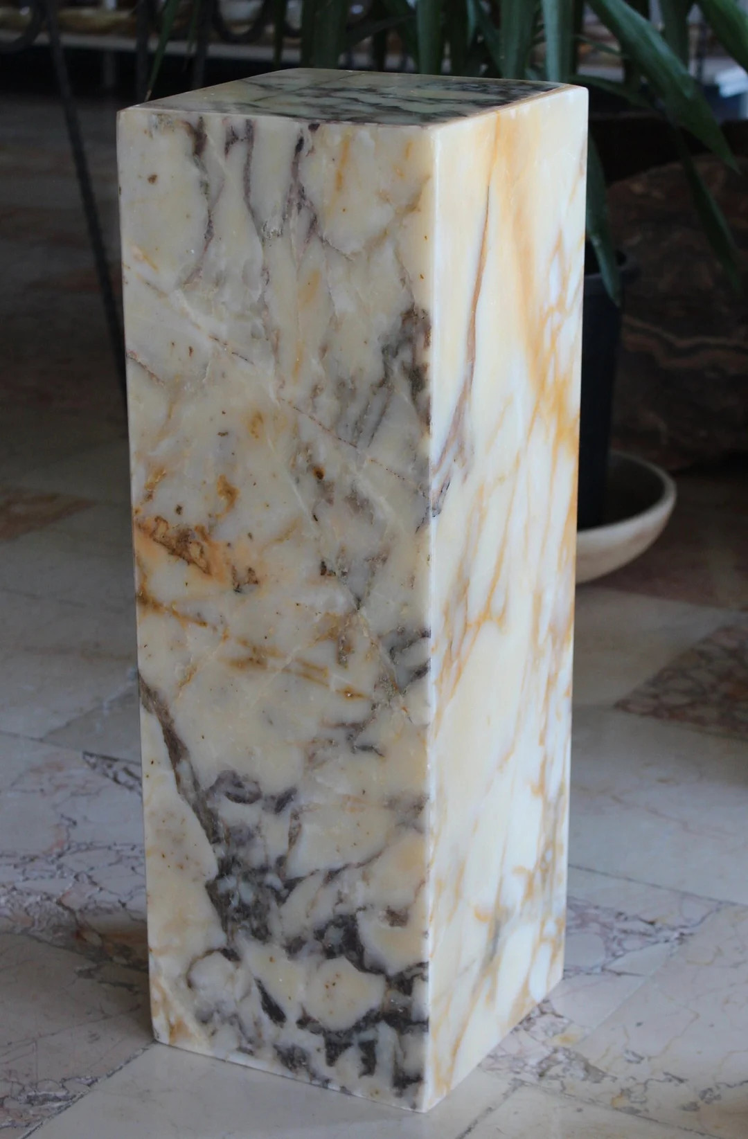 Marble Table Calacatta Viola Coffee Table, Marble End table, Sytlish Italian Marble - Cube Marble... | Etsy (US)