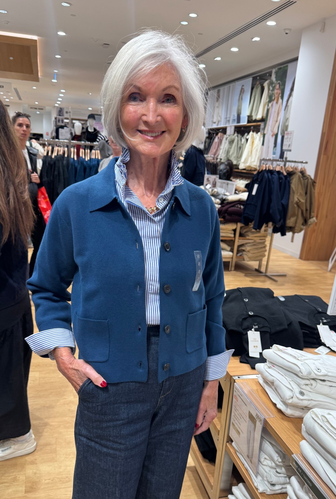 The perfect blue knit for my mum. 

#LTKOver40 #LTKmomlife