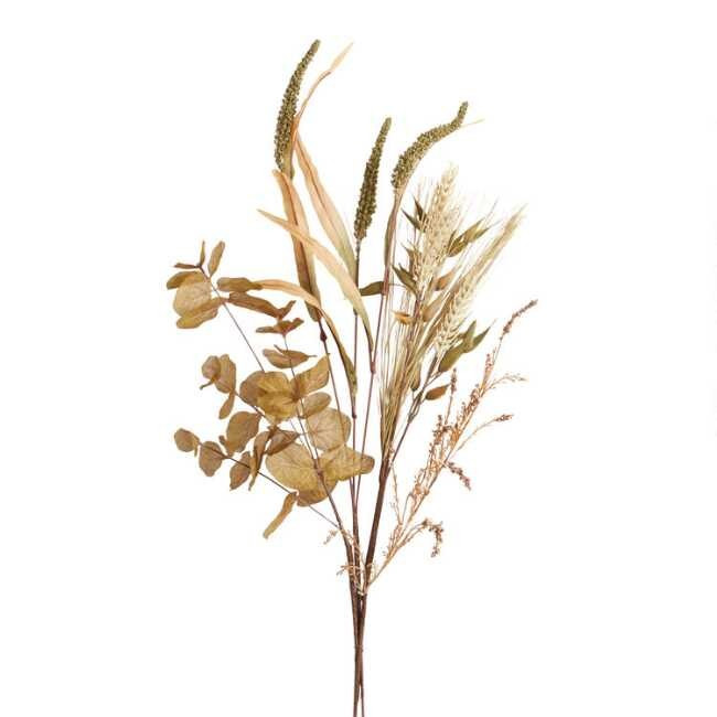 Faux Harvest Eucalyptus and Grasses Bunch | World Market