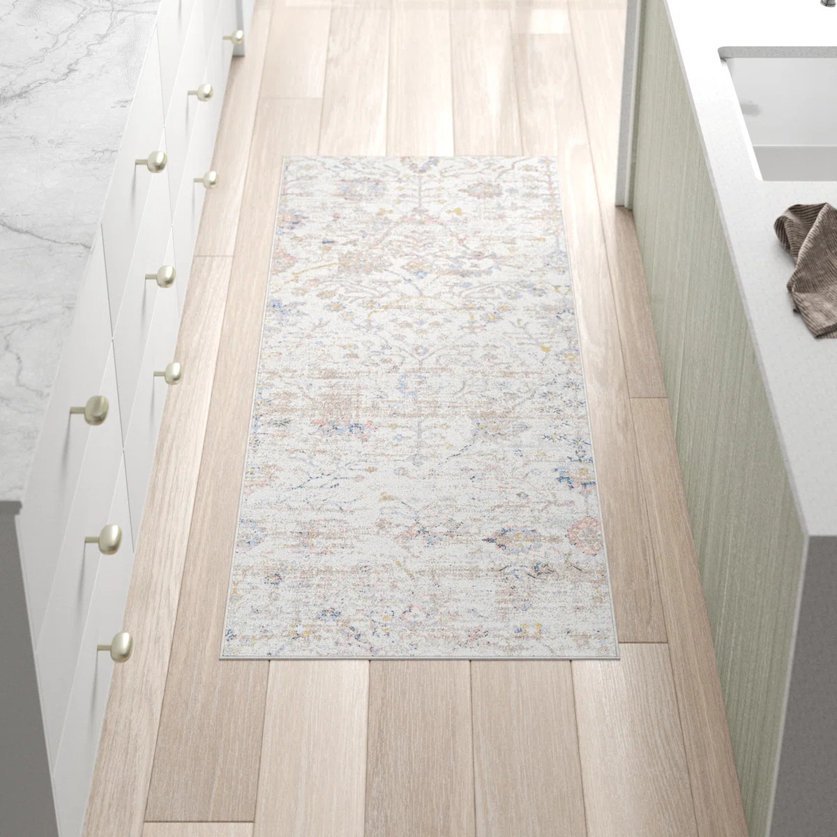 Benfield Beige Machine Washable Area Rug | Wayfair North America
