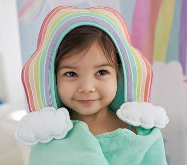 Rainbow Kids Hooded Towel | Pottery Barn Kids