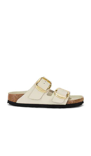 Arizona Big Buckle Sandal in Ecru | Revolve Clothing (Global)
