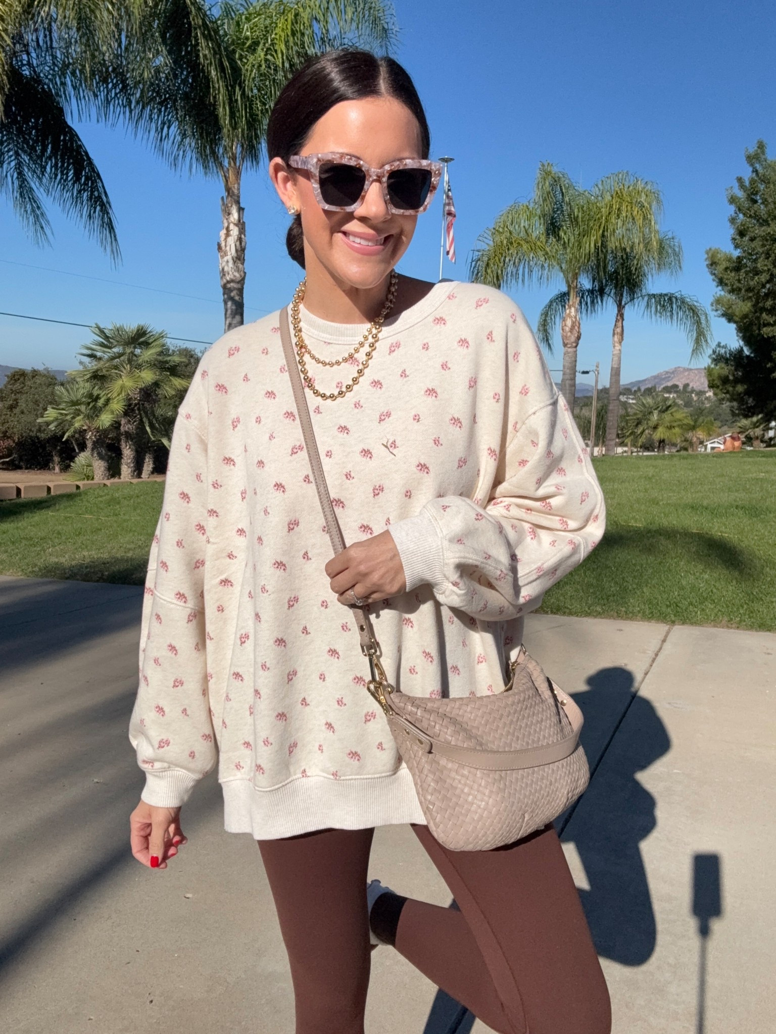 Aerie floral pullover on sale! Wearing a small
Amazon leggings on sale in a smalll

#LTKSaleAlert #LTKCyberWeek #LTKFindsUnder50