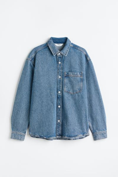 Regular Fit Denim Overshirt | H&M (US + CA)