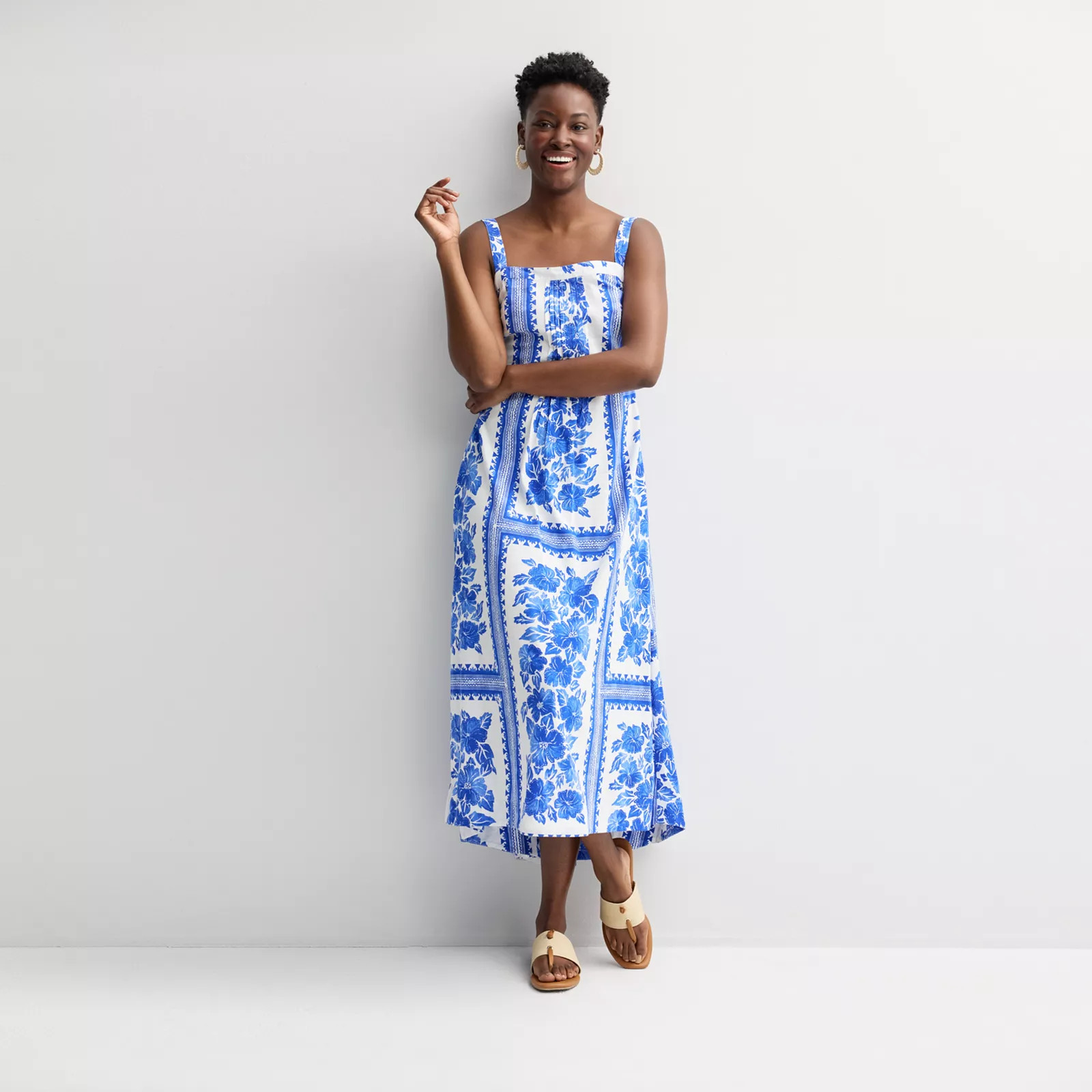 Women's Sonoma Goods For Life® Pintuck Tank Maxi Dress | Kohl's