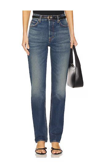 Walker Mid Rise Slim Jeans in Figueroa St | Revolve Clothing (Global)