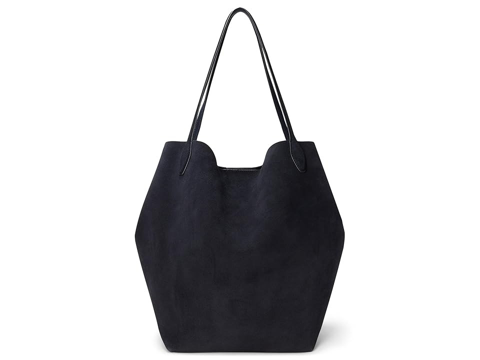 Madewell Oversized Soft Grain Shopper - Suede Shoulder Women's Handbags Juniper Berry, Leather/Suede | Zappos