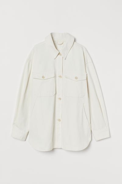 Twill Shirt Jacket | H&M (US + CA)