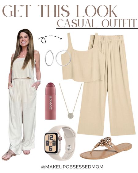 I love this effortless and comfortable neutral lounge set! This has been one of my favorite pieces and I paired it with this smartwatch and flat sandals! So good for traveling or weekend errands!
#casuallook #outfitidea #affordablestyle #amazonfinds

#LTKSeasonal #LTKshoecrush #LTKstyletip