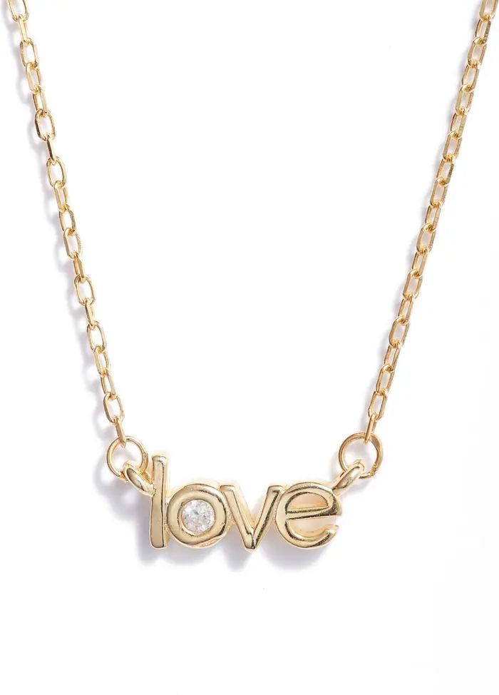 Love Pendant Necklace | Nordstrom