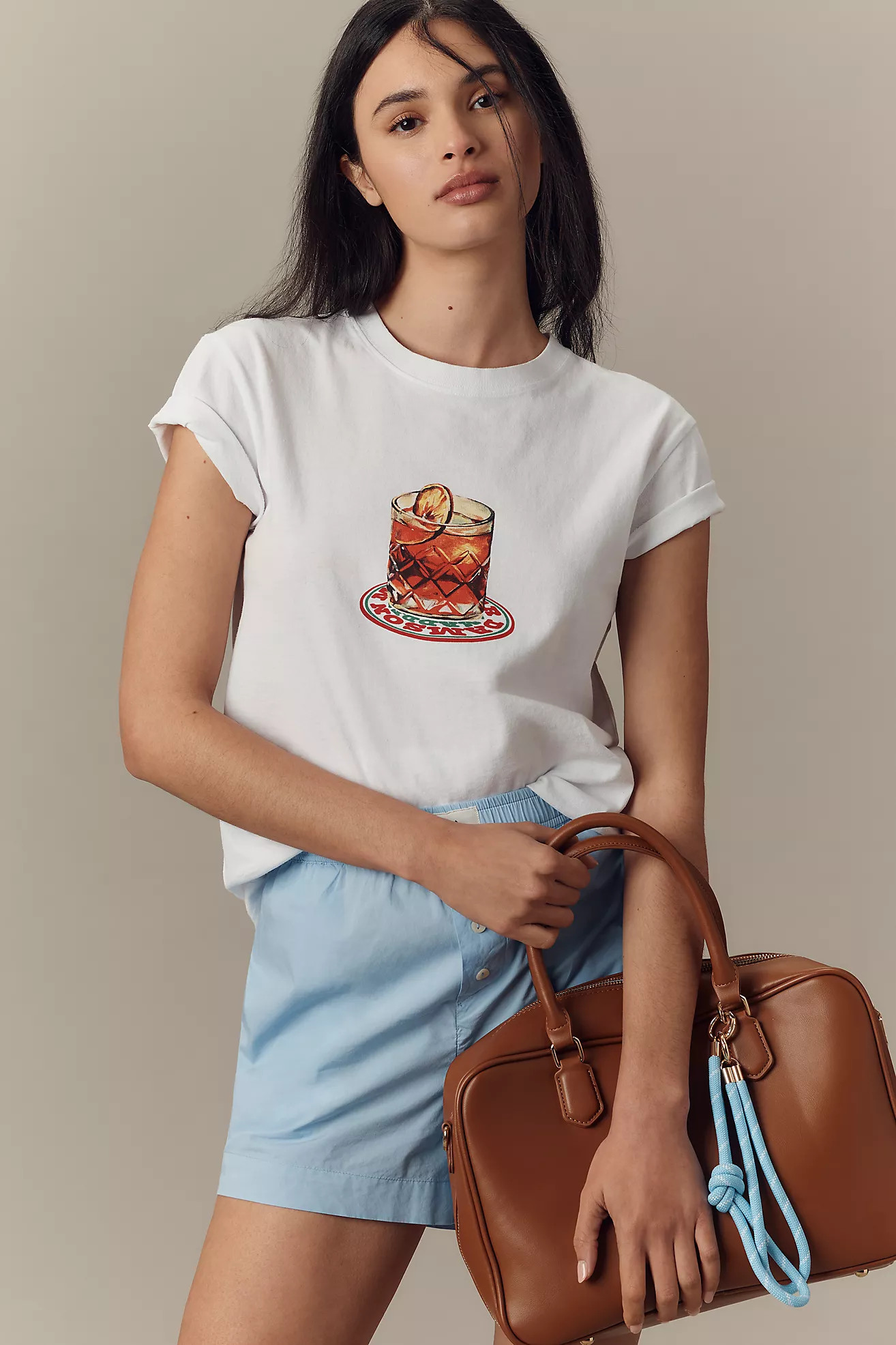 Damson Madder Negroni Shrunken Tee | Anthropologie (US)