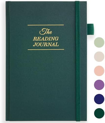 JUBTIC Book Journal - Track 75 Book Reviews & Progress - Gift Accessories for Readers - A5 Size, ... | Amazon (US)