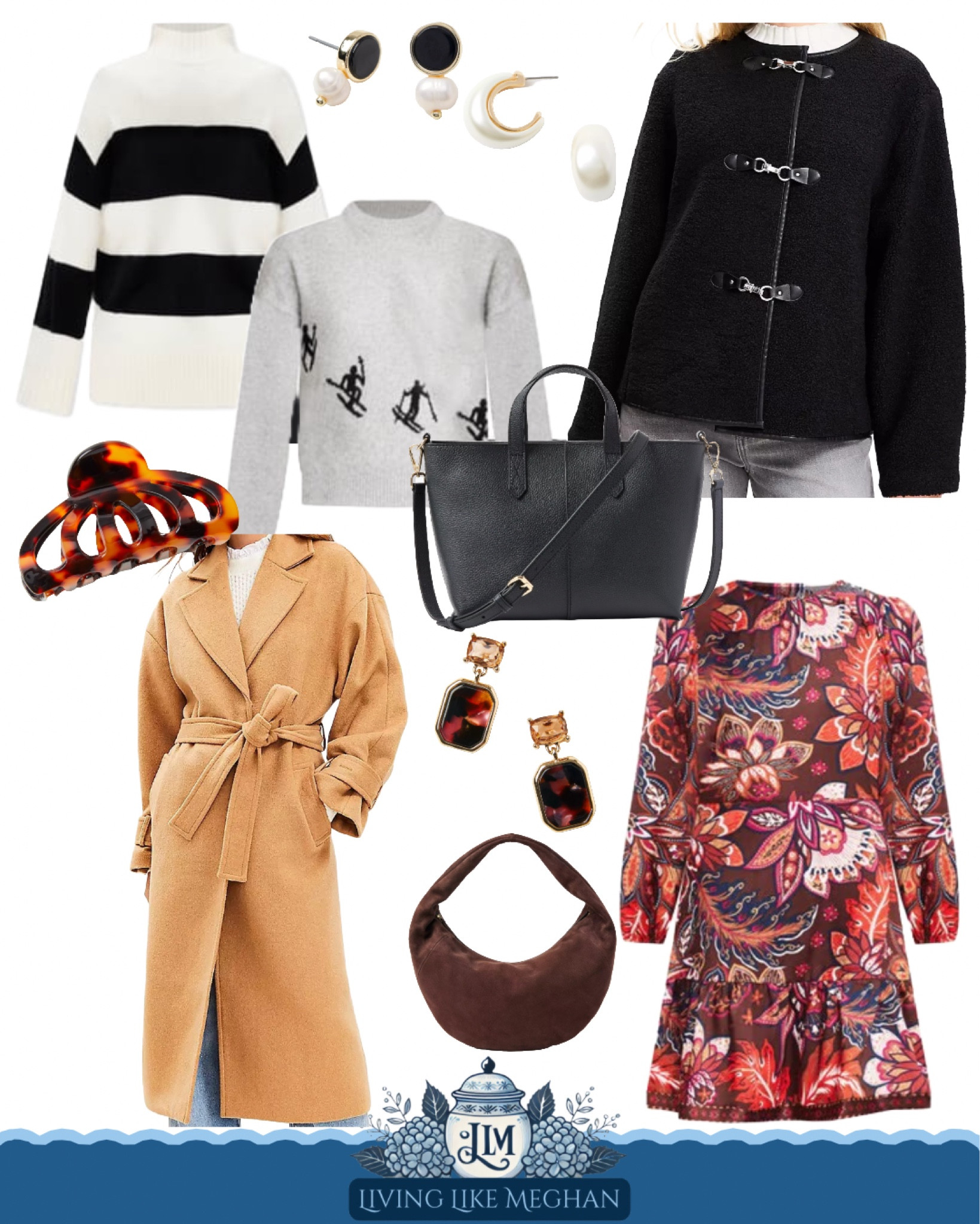 Ready for the season? 🖤🤍 I’m loving these cozy yet chic fall wardrobe essentials! The bold black-and-white sweater pairs perfectly with this camel coat for a stylish contrast. Adding a fun tortoiseshell hair clip and statement earrings elevates the look for casual outings or even cozy nights.


fall wardrobe essentials • black-and-white sweater • camel coat • statement earrings • tortoiseshell accessories • cozy fall fashion • fall style inspo • casual fall outfits

#LTKStyleTip #LTKSaleAlert #LTKSeasonal