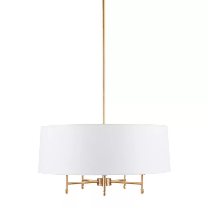 Presidio Chandelier White/Gold | Target