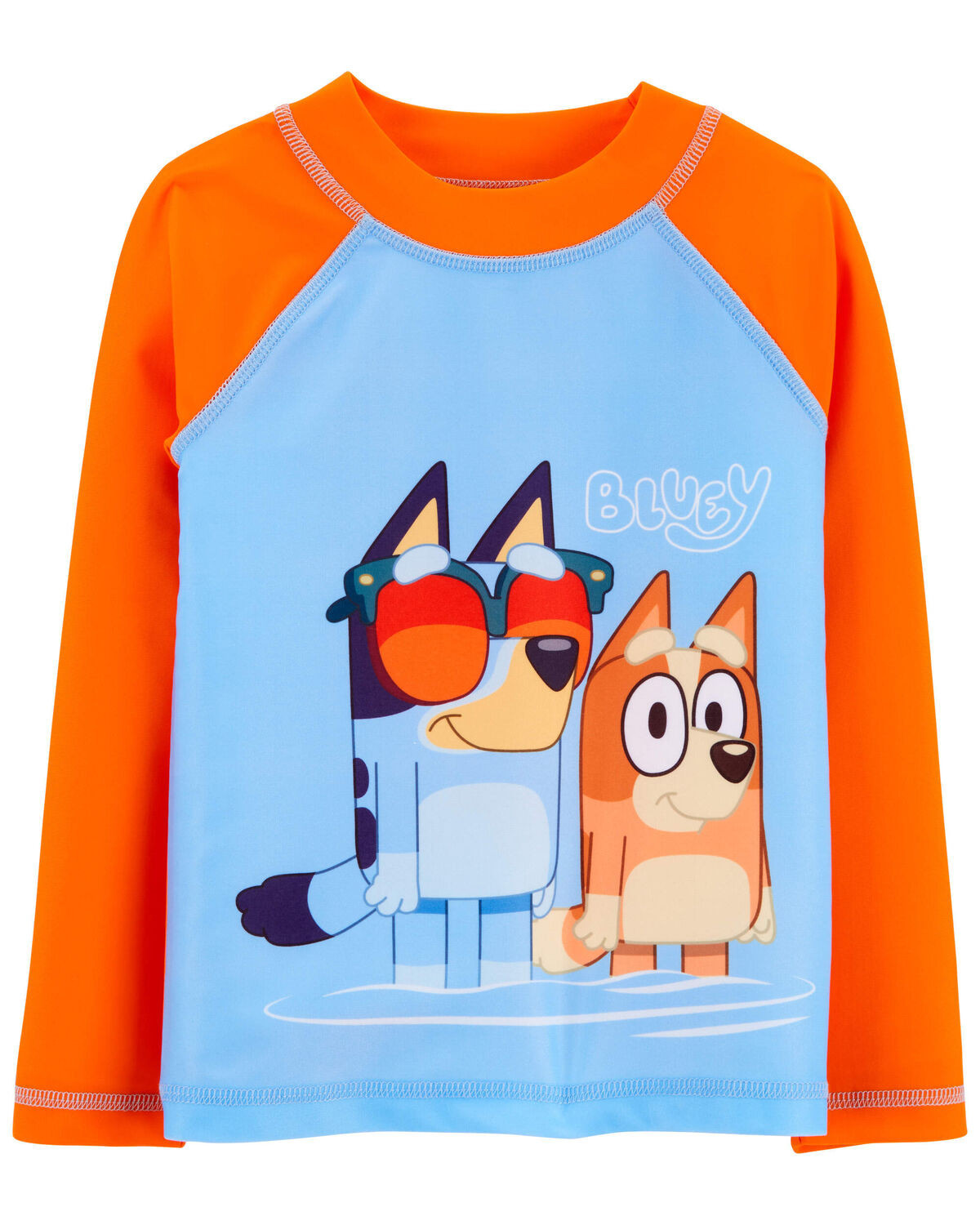 Blue/Orange Toddler Bluey Rashguard | carters.com | Carter's