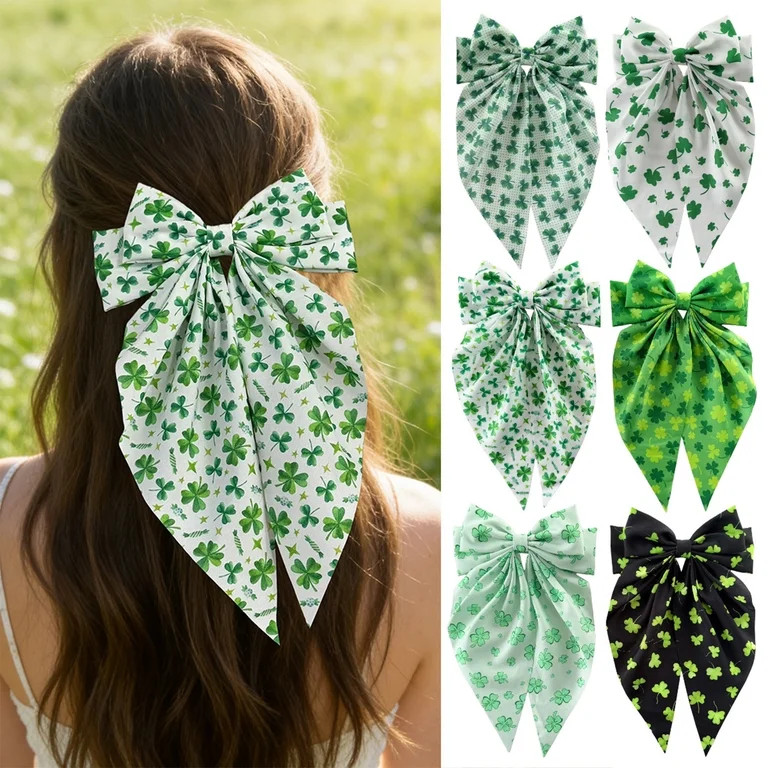 Msgweeeg Hairclips Hair Claws St Patrick's Day Decorations Cloth Hair Clip St Patricks Day Dress ... | Walmart (US)