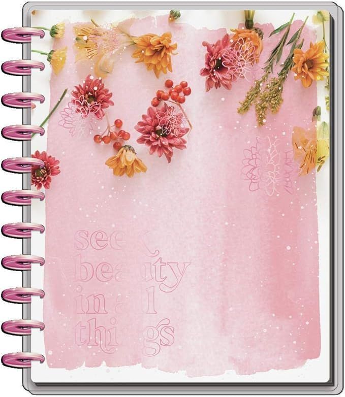 The Happy Planner Big Sized 18 Month Planner - Pressed Florals Theme - July 2021-December 2022 - ... | Amazon (US)
