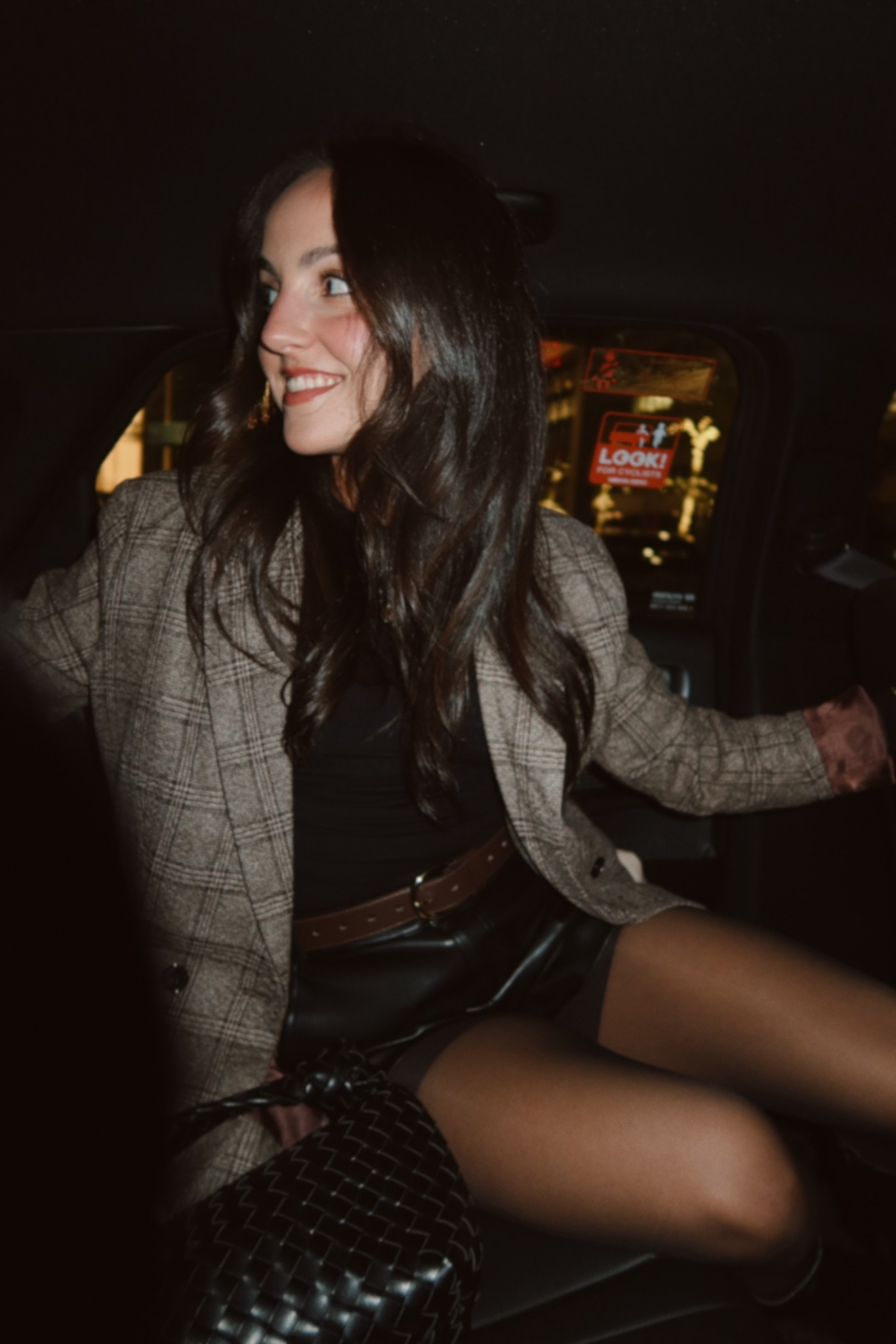 Night out in NYC outfit! Oversized blazer, leather shorts, tights and knee high boots made for the perfect winter outfit for dinner and a show 

Holiday party outfit, festive glam, Christmas outfit, New Year’s Eve outfit, winter style, cocktail party, leather shorts. tailored blazer, oversized blazer, statement earrings, layered necklaces, gold jewelry, silver jewelry, crystal clutch, metallic clutch, rhinestone heels, high heels, knee-high boots, gold accents, silver accents, glitter, metallic, sparkling, holiday prints, cozy glam, elegant, seasonal style, winter glam, holiday fashion, festive sparkle, party outfit inspo

#LTKootd #LTKSeasonal #LTKHoliday