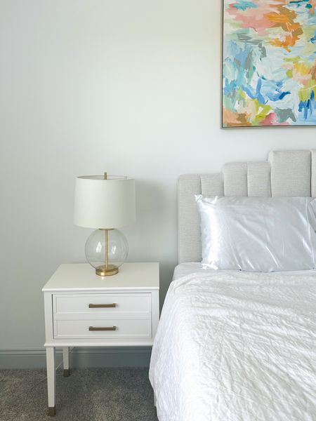 White nightstands!! Lamps and headboard!! Affordable bedroom finds!! 

#LTKfamily #LTKSeasonal #LTKhome