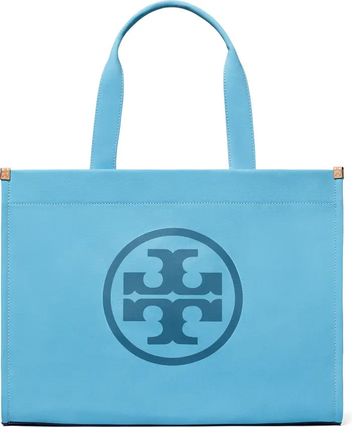 Tory Burch Ella Colorblock Canvas Tote | Nordstrom | Nordstrom