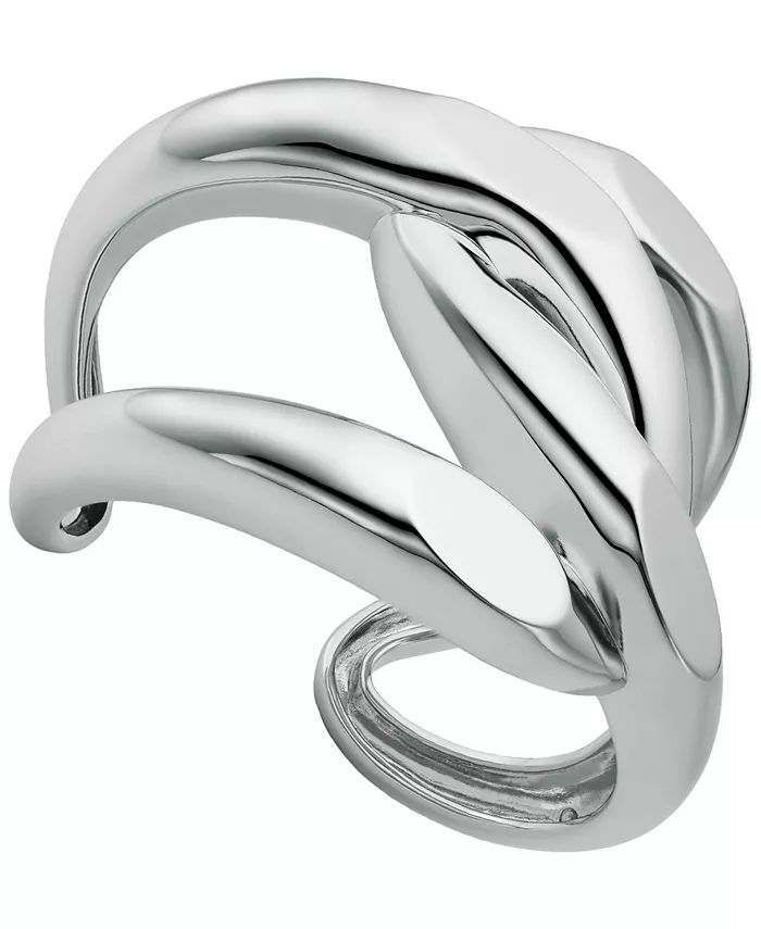 Michael Kors Gold-Tone or Silver-Tone Statement Curb Link Cuff Bracelet - Macy's | Macy's