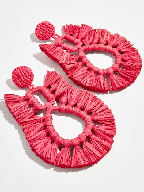 Celia Raffia Drop Earrings | BaubleBar (US)