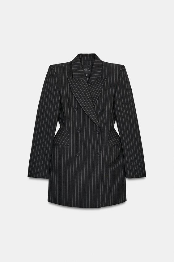 ZW COLLECTION PINSTRIPE BLAZER DRESS | Zara US