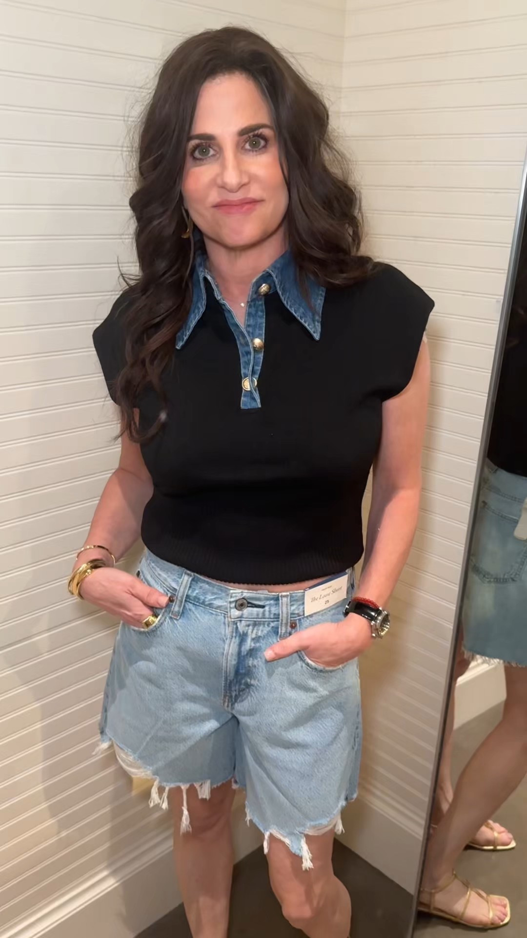 These shorts are perfect for the beach or chasing your kids . I am wearing the 25 

#LTKOver40 #LTKWatchNow #LTKSaleAlert